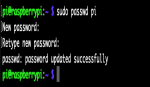 Raspberry pi kein passwort kurzes passwort