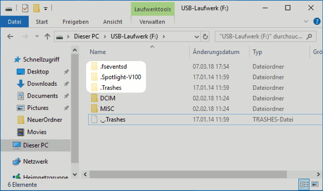 Spotlight-v100 TemporaryItems Trashes