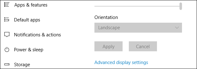 screen rotation by 90 or 180 degrees