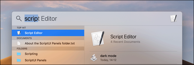 Apple Script-Editor