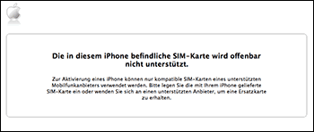 iphone geht nicht: simlock