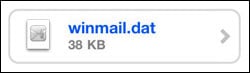 Winmail.DAT Datei öffnen