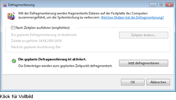 Defragmentierung