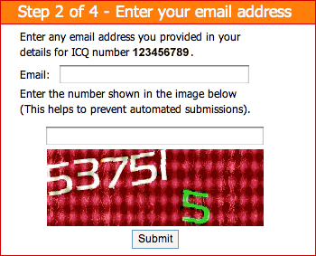 icq-passwort-email