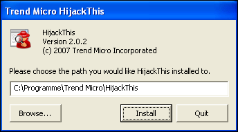 HiJackThis Installation