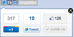 neuer facebook button