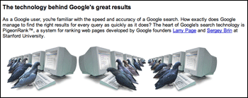 Google PigeonRank