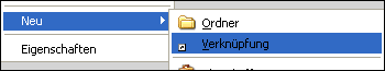 Windows: Neue Verknüpfung auf dem Desktop