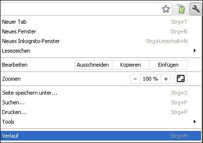 chrome-verlauf