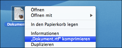 Datei komprimieren