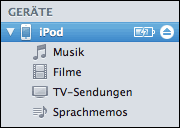 iTunes Sprachmemo