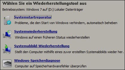 Windows Wiederherstellen