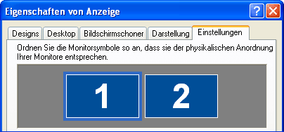 Bildschirm drehen mit Windows XP Bildschirm drehen