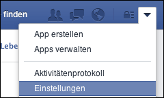 Facebook Einstellungen