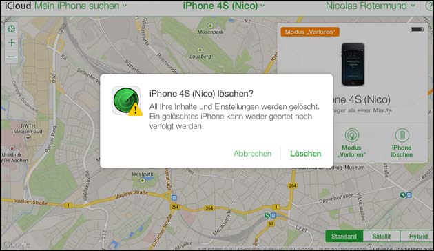 iPhone löschen