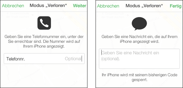 iPhone verloren: Handy sperren