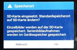 android sd karte speichern