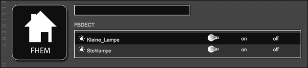 FBDECT in FHEM schalten