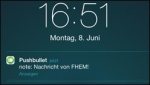 Push Nachricht mit FHEM