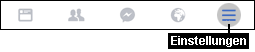 Facebook Einstellungen