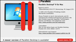 Parallels 9 und Windows 10