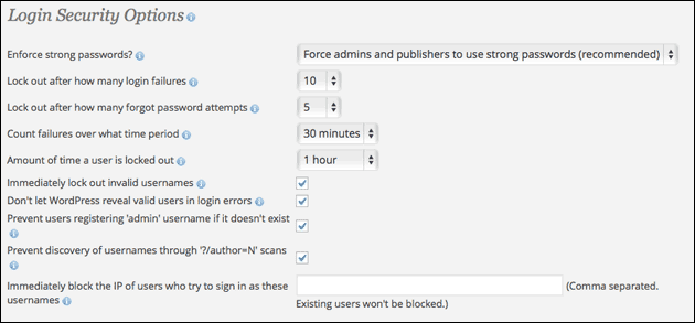 Wordpress Login sichern