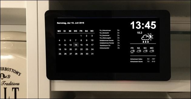 FHEM Display für Smart Mirror