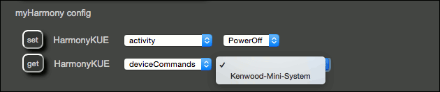 Harmony Hub in FHEM anzeigen