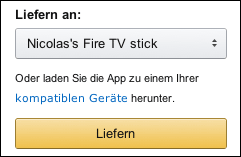 Fire TV: App installieren