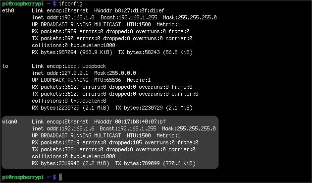 Raspberry Pi: WLAN mit Raspian