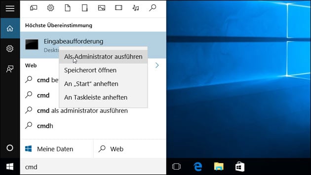 Programm als Administrator starten