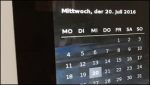 Webmaster: Skript für Datum und Monats-Übersicht