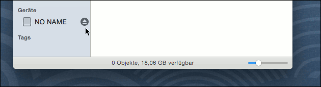 Laufwerk auswerfen am Mac