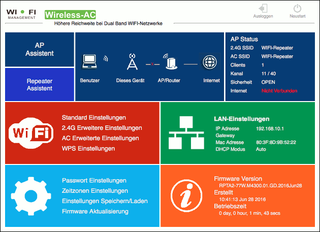 Sult Korrekt Markeret Maginon WLAN Verstärker WLR-755 AC einrichten - so geht's!