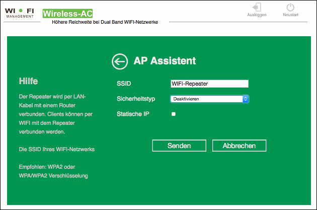 Sult Korrekt Markeret Maginon WLAN Verstärker WLR-755 AC einrichten - so geht's!