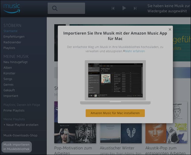 Amazon Echo - eigene Musik abspielen