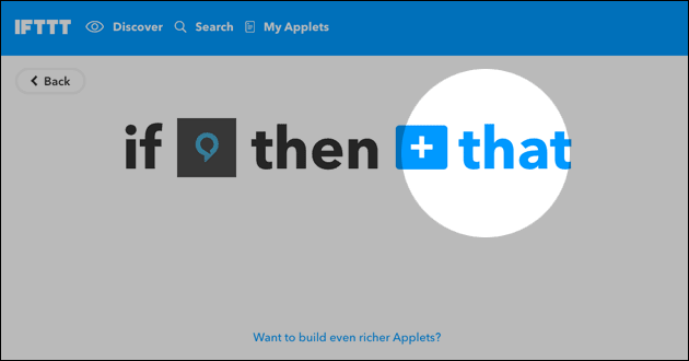 IFTTT mit Alexa und FHEM verbinden