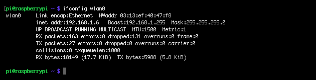 Raspberry Pi Wlan