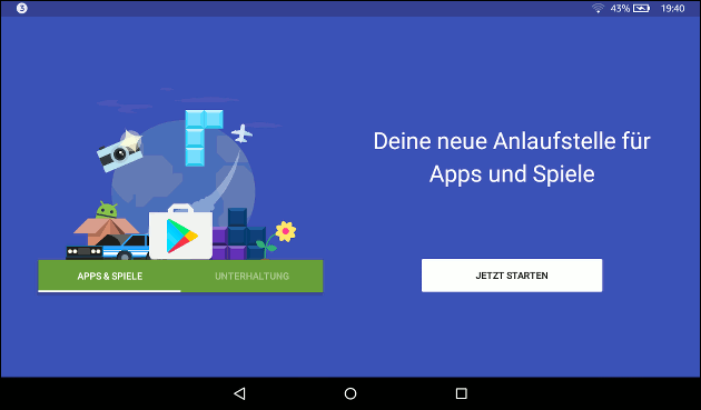 Google PlayStore für Fire Tablet installieren