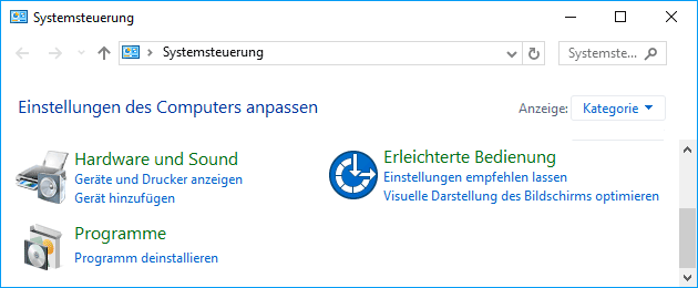 Software deinstallieren