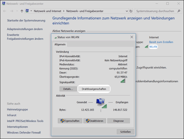 WLAN Passwort herausfinden