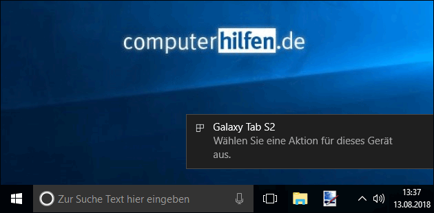 Samsung mit Windows verbinden