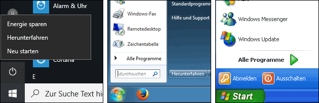 Windows ausschalten