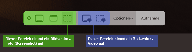 Bildschirm-Video aufnehmen Mac