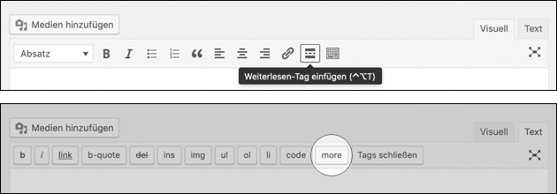 More: WordPress Weiterlesen Tag