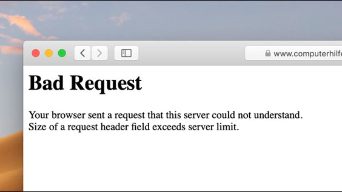 Client bad request. 400 Bad request php header