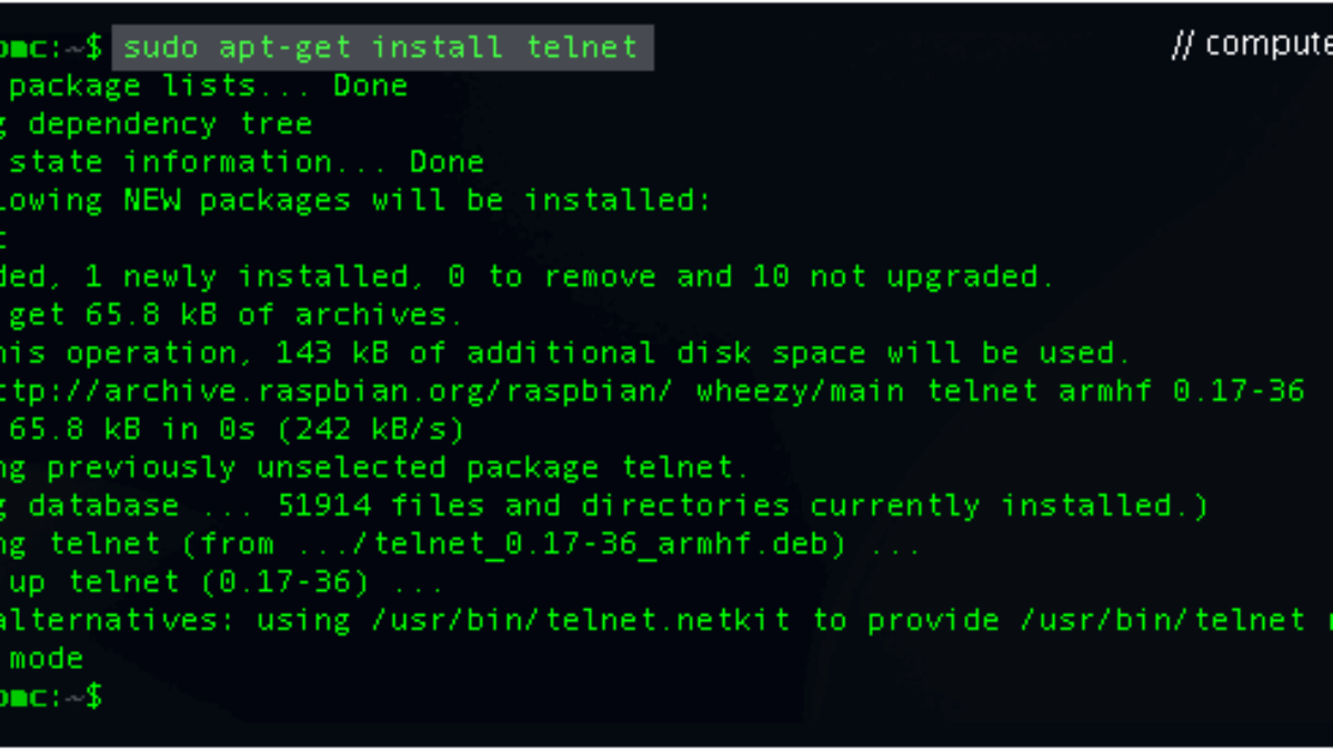 FHEM: Telnet installieren - Computerhilfen.de