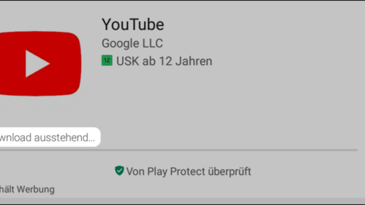 Youtube kann nicht installiert werden | Programm ...