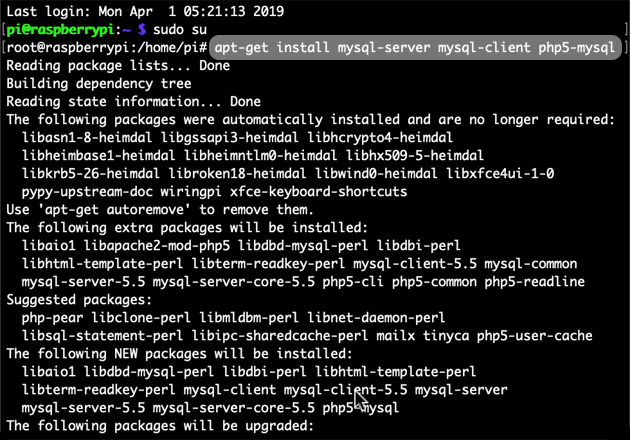 My SQL Server Raspberry Pi