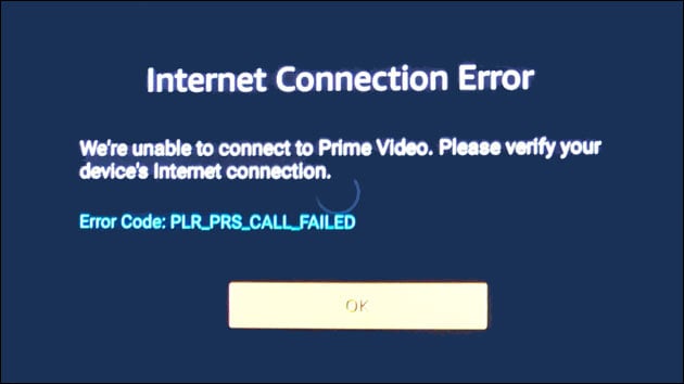 PLR_PRS_CALL_FAILED